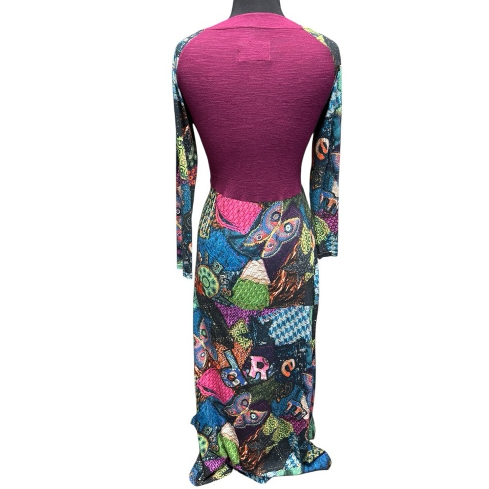 Desigual Multicolor Patchwork Print Long Sleeve M… - image 4